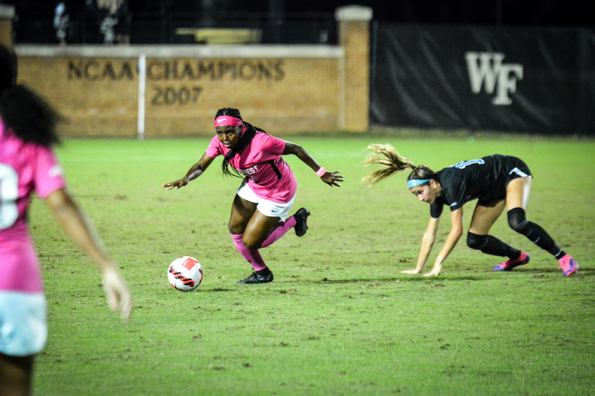 Nikayla Small leading a training session