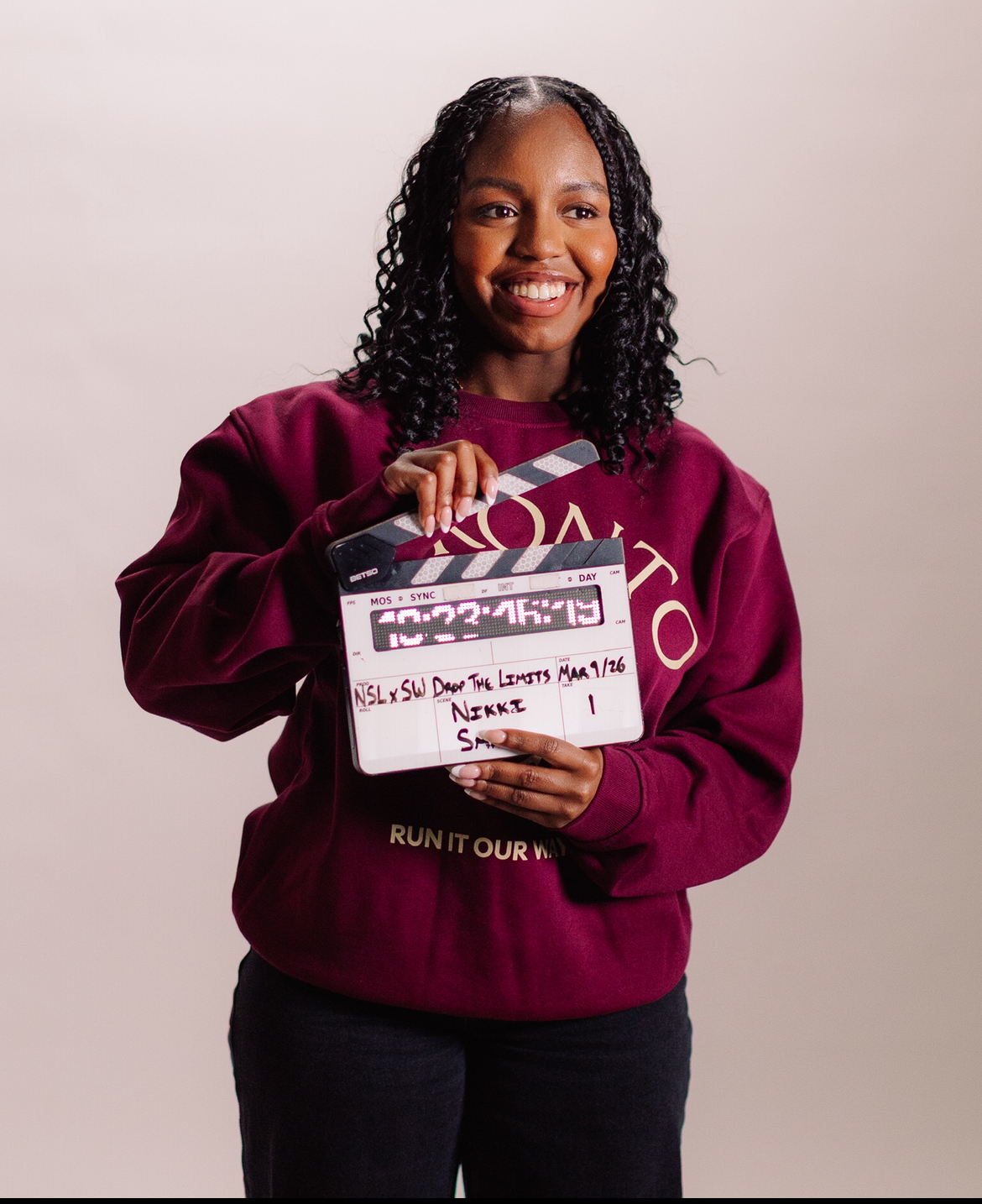 Nikayla Small at a community event